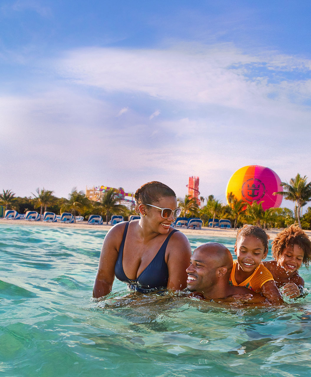 Family Enjoying South Beach