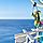 Girl strapped and stepping in at Crowns Edge on Icon of the Seas