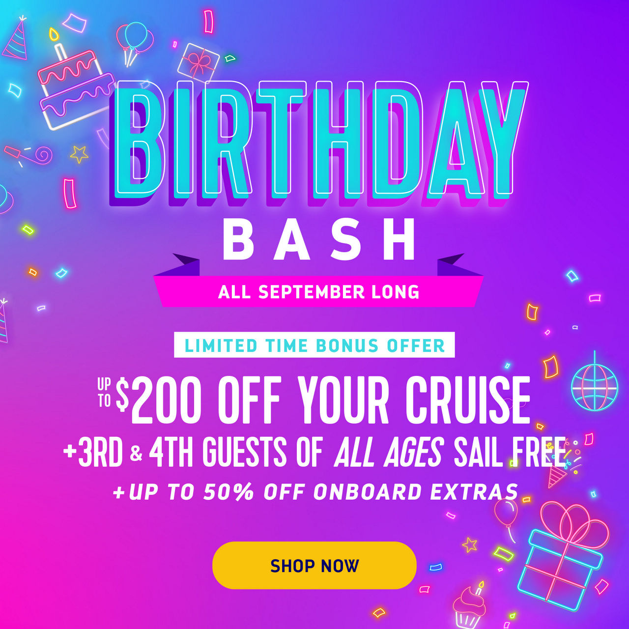 Birthday Bash Banner