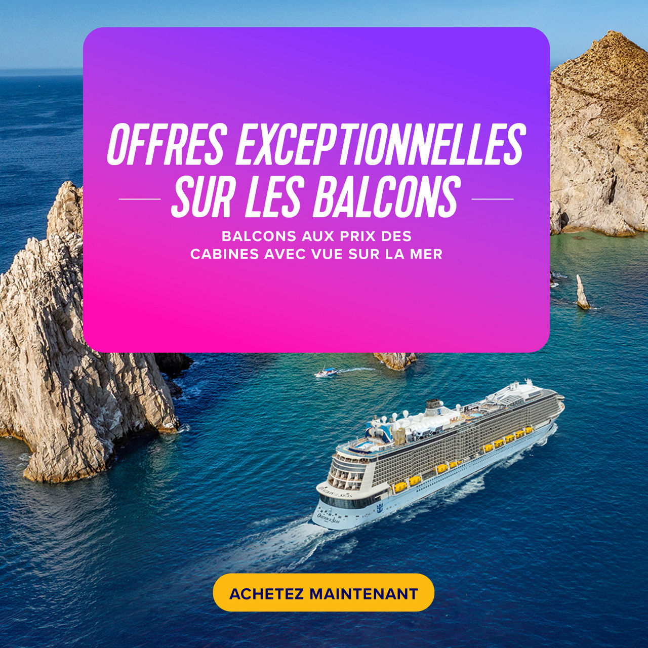 Big Balcony Deals Banner, French
