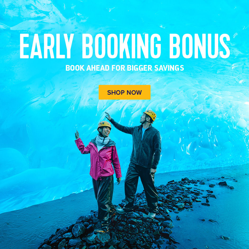 Early Booking Bonus Banner - Alaska