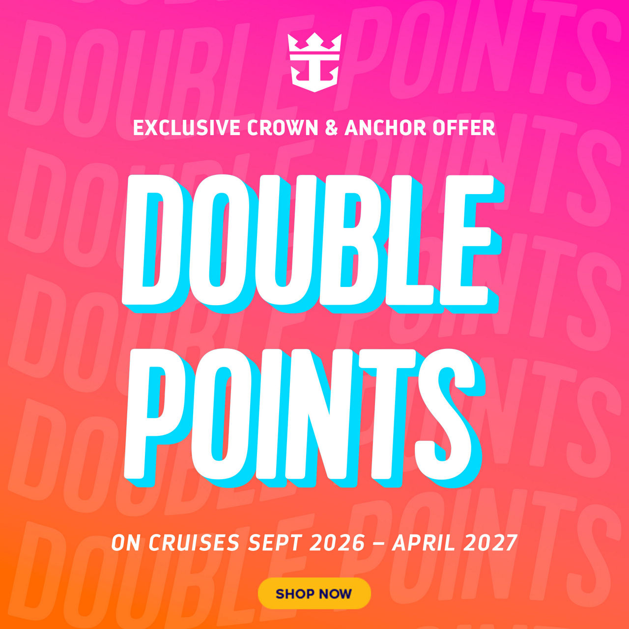 CAS Loyalty Double Points Banner EN Mobile