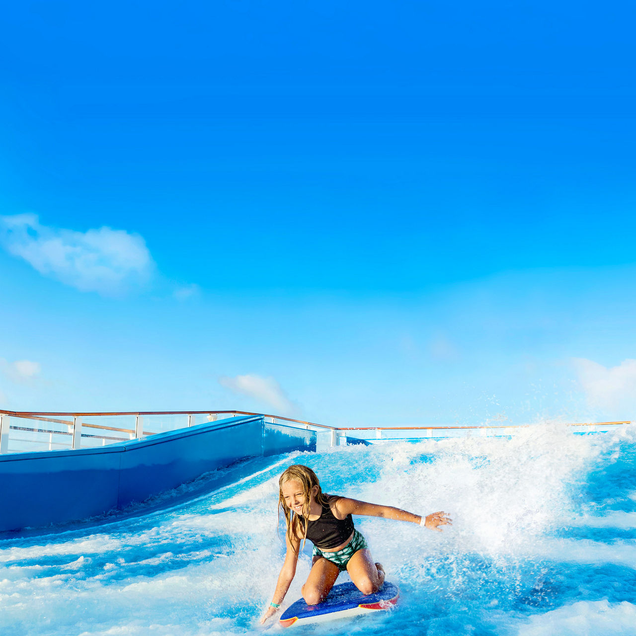 june caribbean cruises deals girl enjoys surfing at flowrider square 1050 1050
