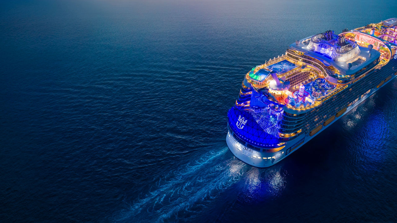 june caribbean cruises deals back aerial view utopia of the seas night time hp jumbotron 1920 1080