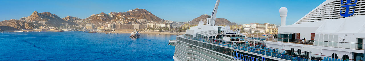 View of San Cristobal facing the Pacific Ocean west of Cabo San Lucas, Baja California, Mexico