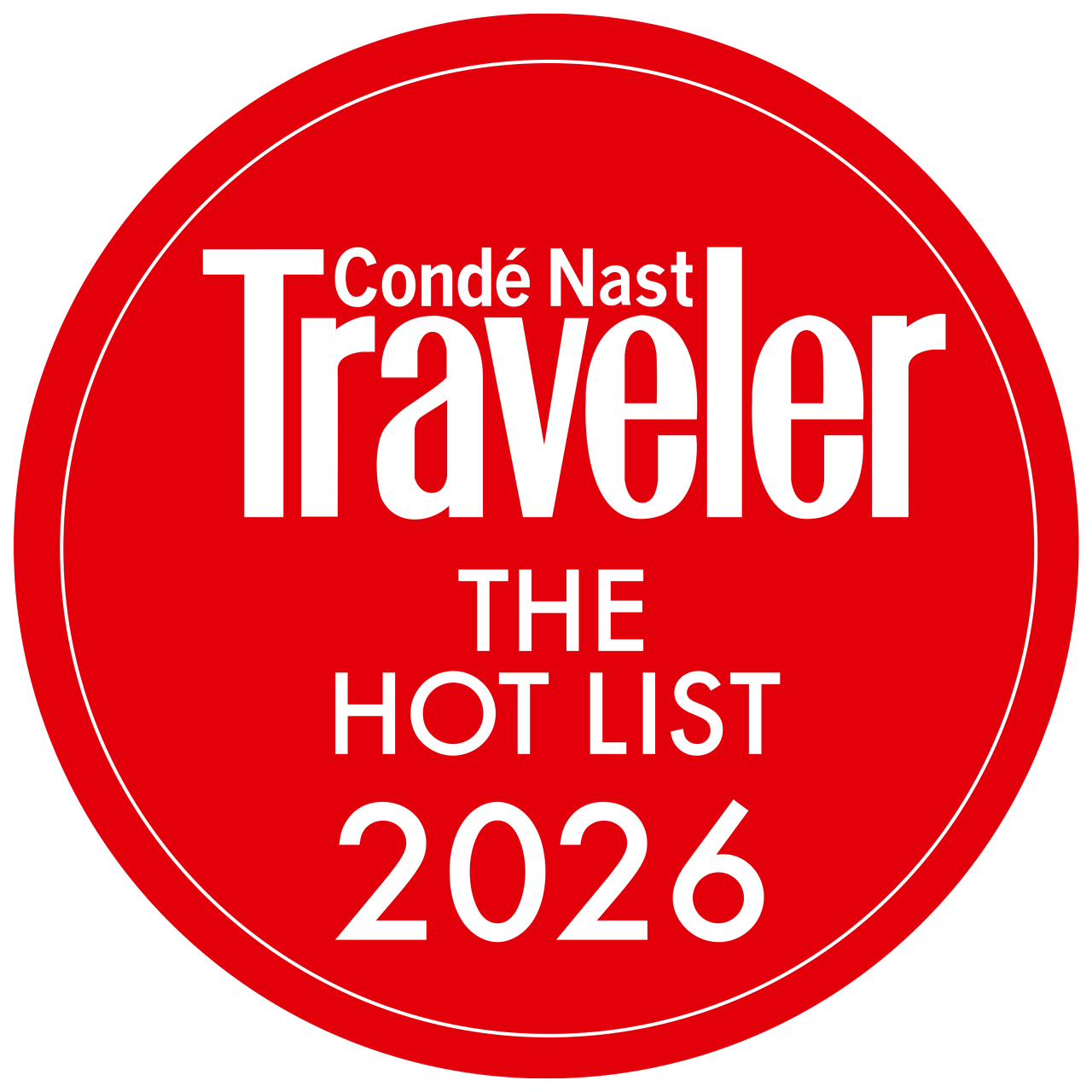 Condé Nast Traveler - The Hot List 2026