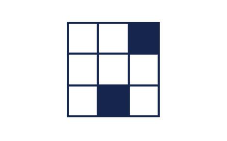 Sudoku Icon Navy