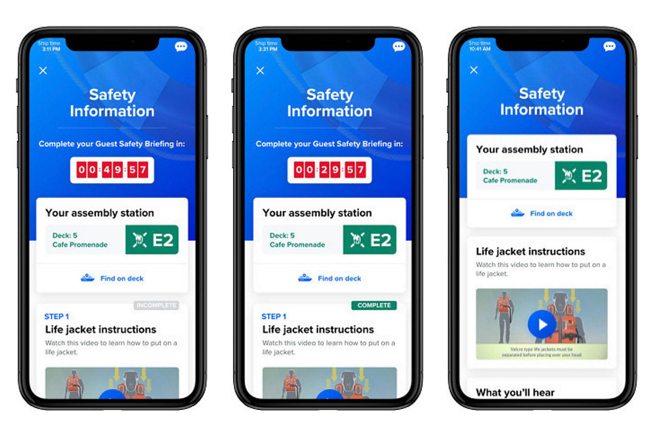 Safety information Muster