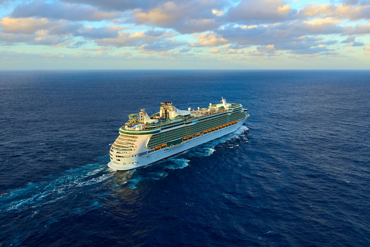 Freedom of the Seas Aerial Clouds