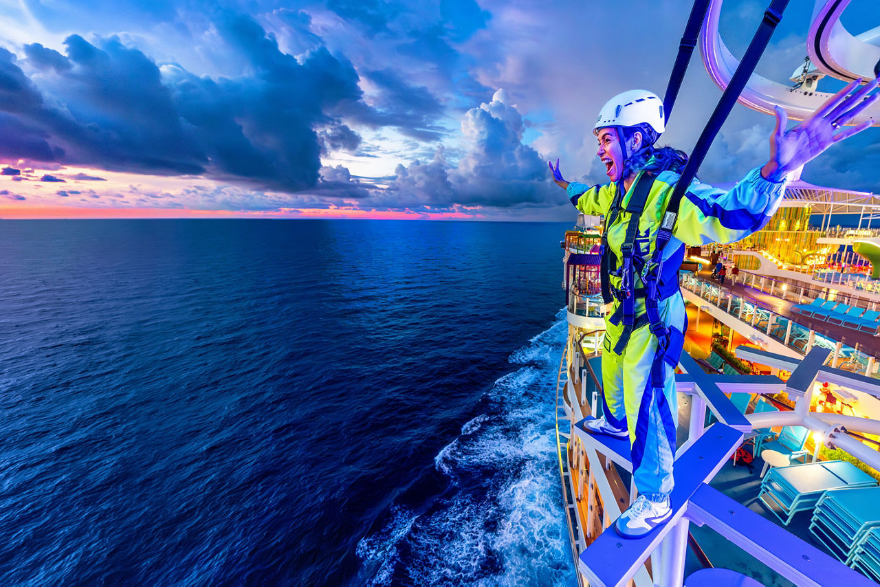 Woman thrilled to experience Crown's edge