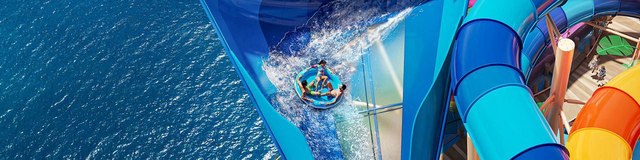 Funnel slide, Hero of the Seas, render