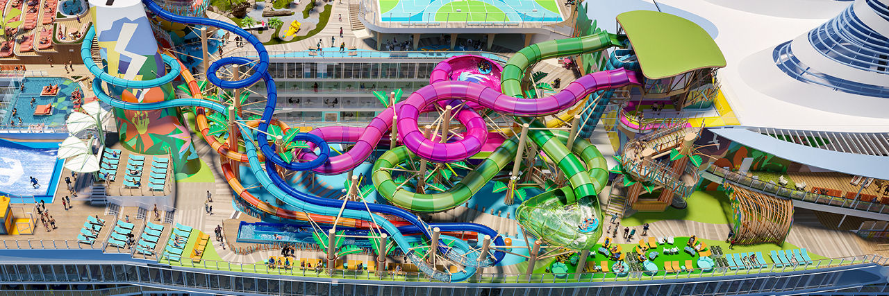 Icon of the Seas Thrill Island Cat 6 Waterpark