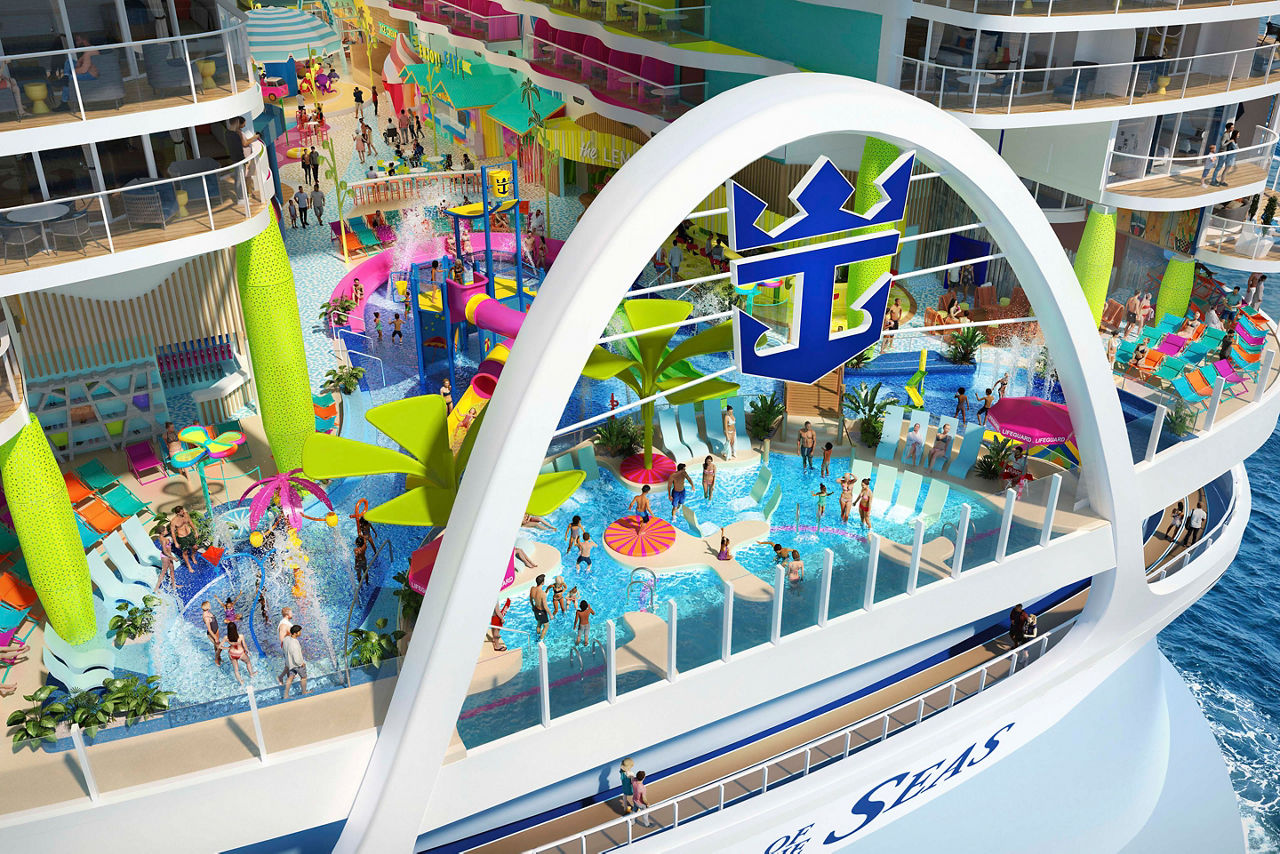 Icon of the Seas Surfside Water's Edge Render