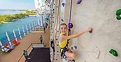 Girl Rock Climbing Adrenaline Peak 