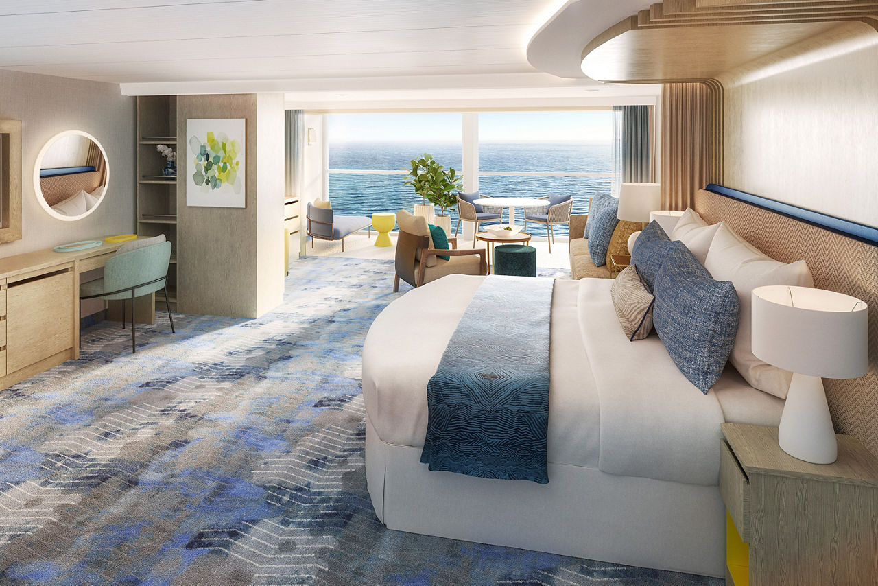 Icon of the Seas Grand Suite Render