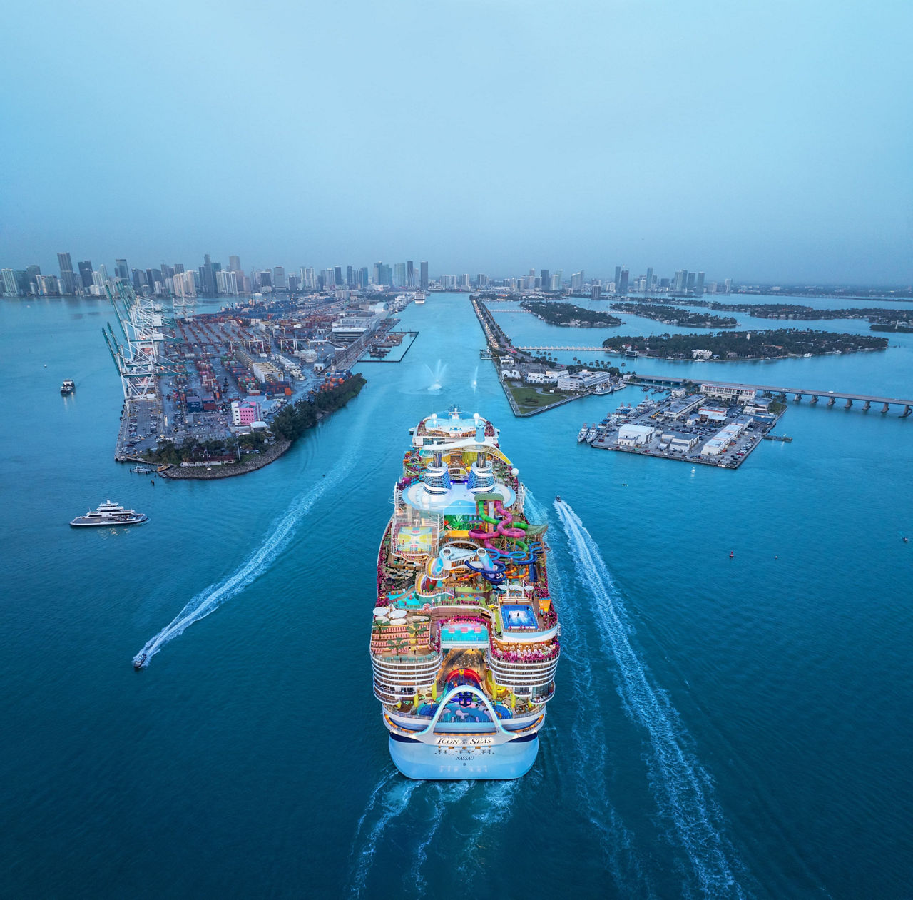 Icon of the Seas Arrives to Miami