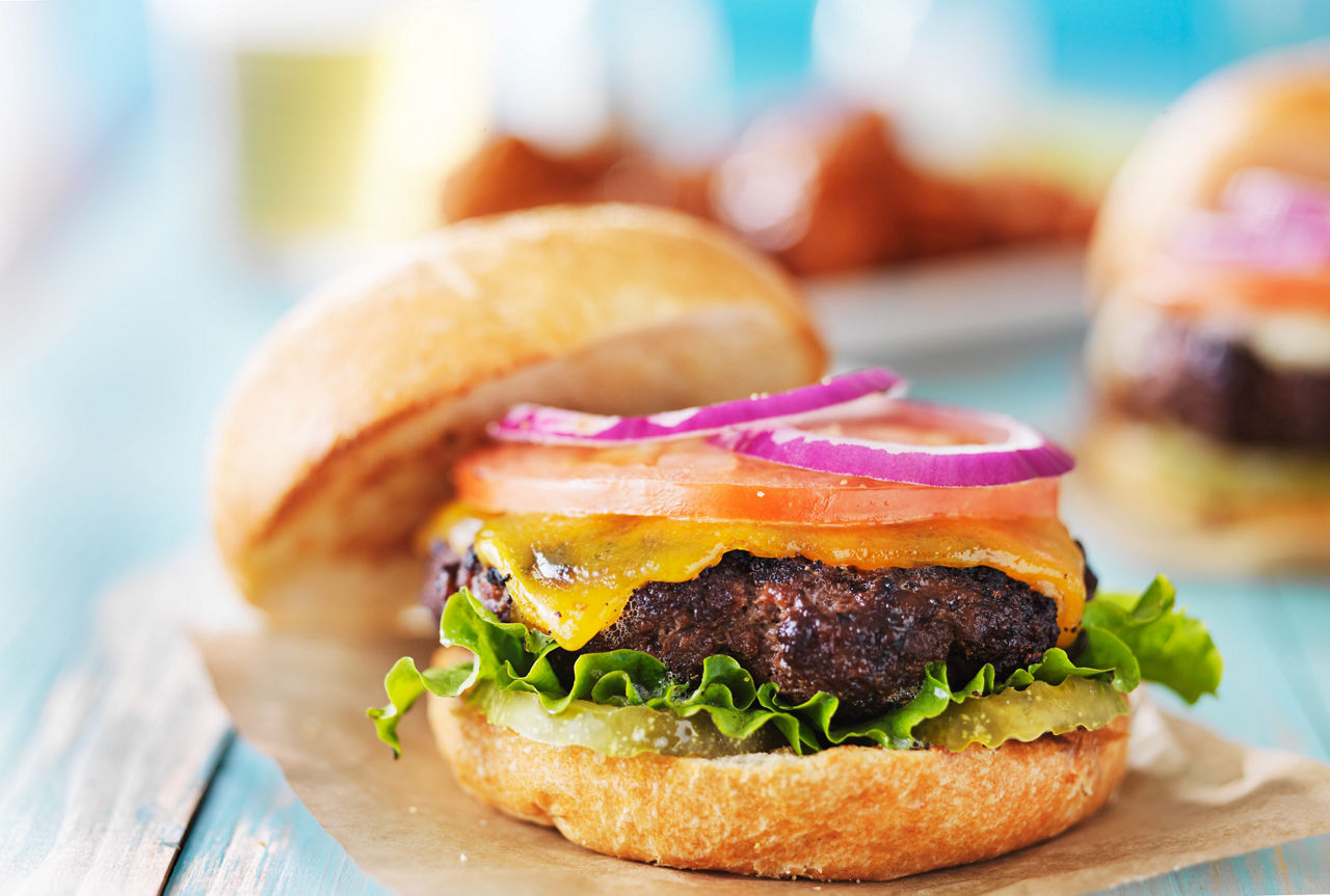 Icon of the Seas Surfside Bites Burger Lunch 