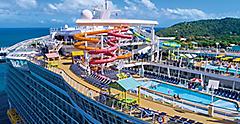 Oasis of the Seas Pool Deck Labadee Haiti 