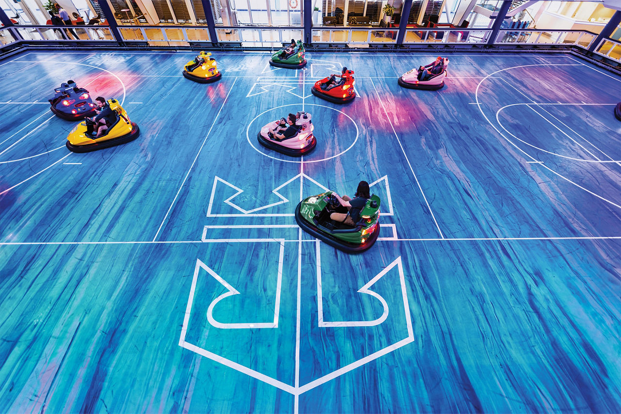 Bump cars at Seaplex