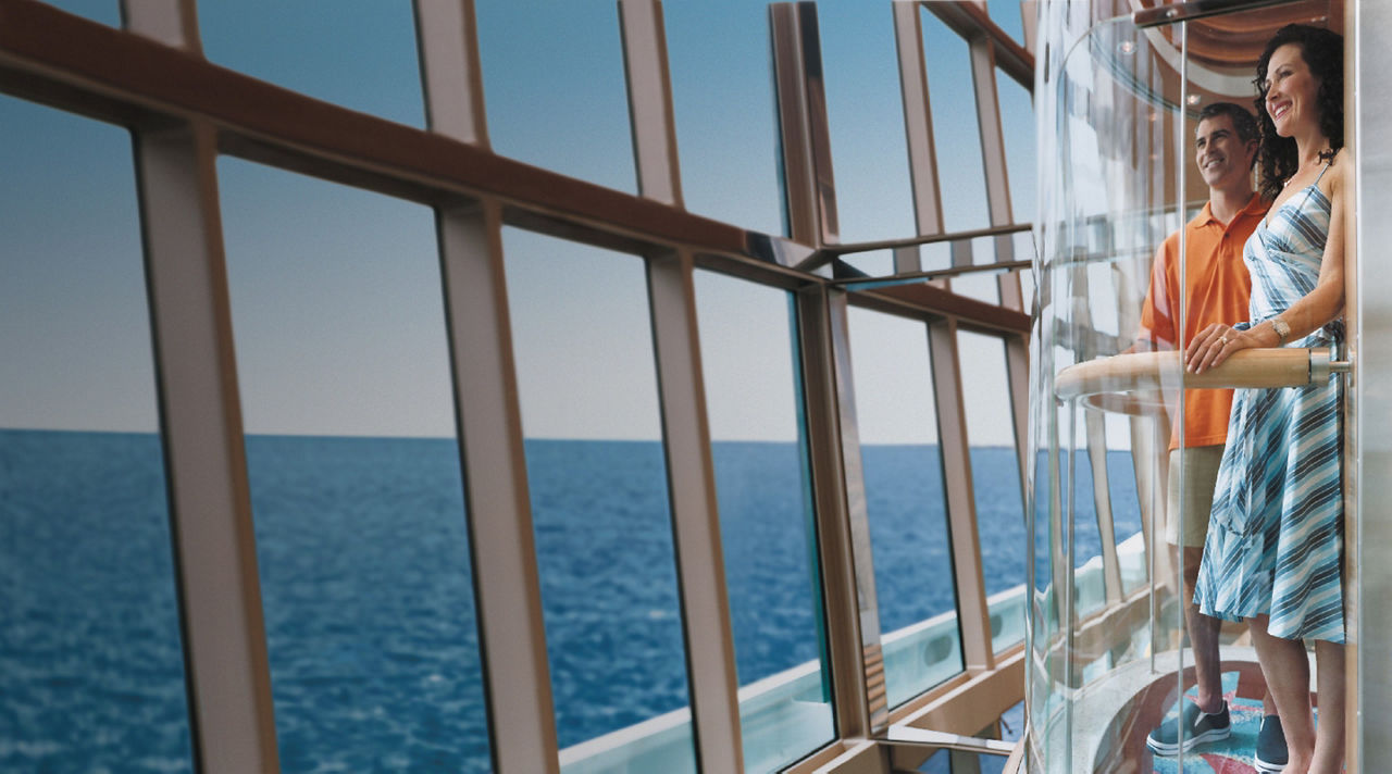 Couple Enjoying the View on Radiance of the Seas