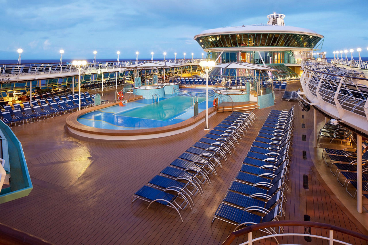 Rhapsody of the Seas Pool Deck