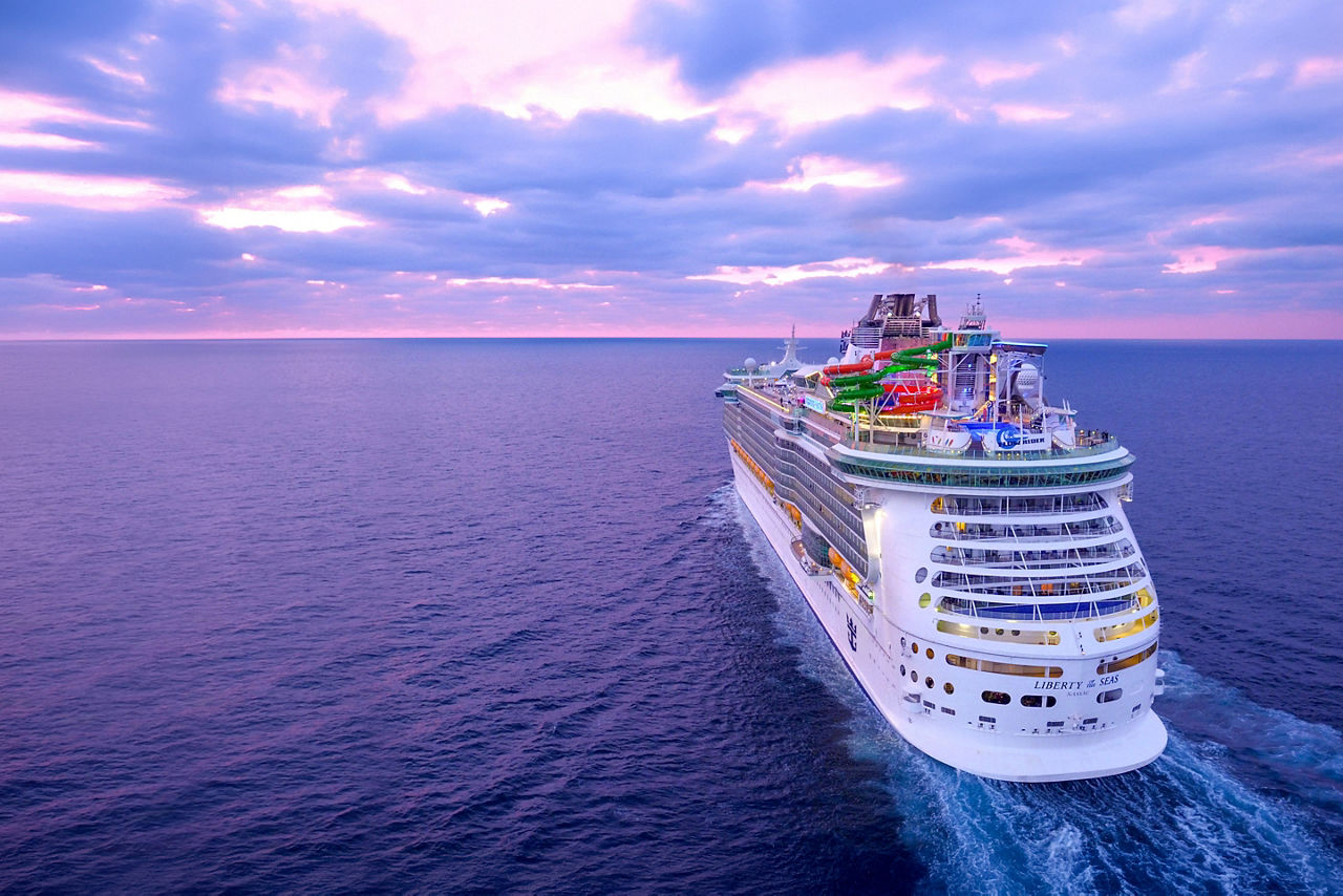 Cruising with Liberty of the Seas, sunset
