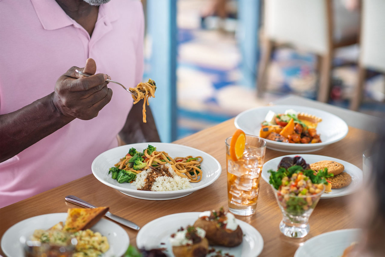 Windjammer dining food