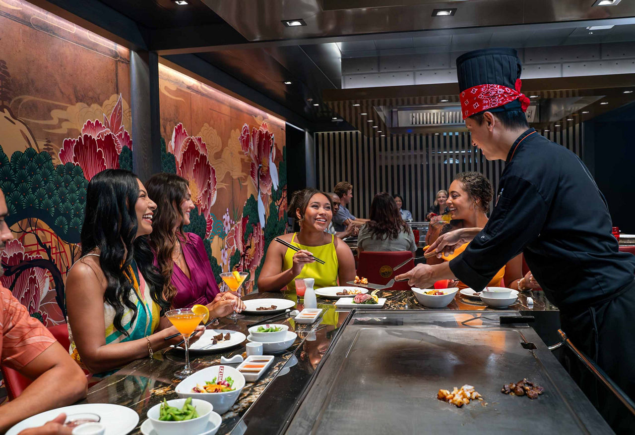 utopia friends eating izumi hibachi