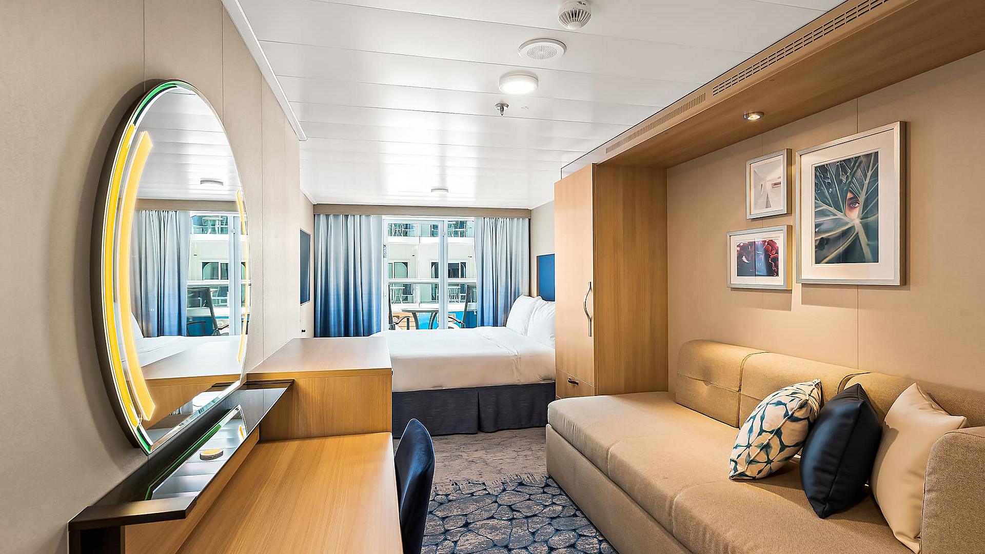 Boardwalk view stateroom