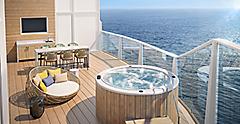 Utopia of the Seas Loft Suite Balcony