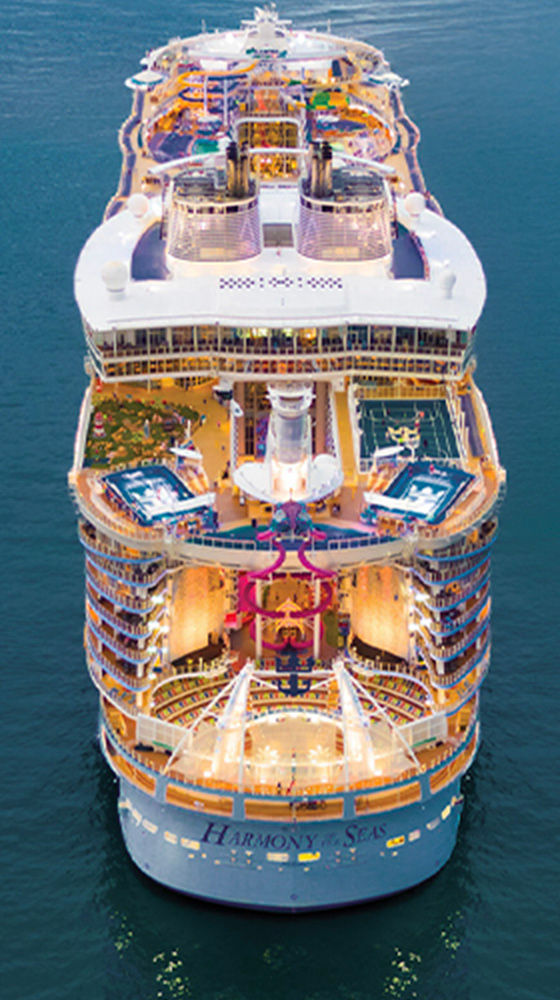 Harmony of the Seas Aerial