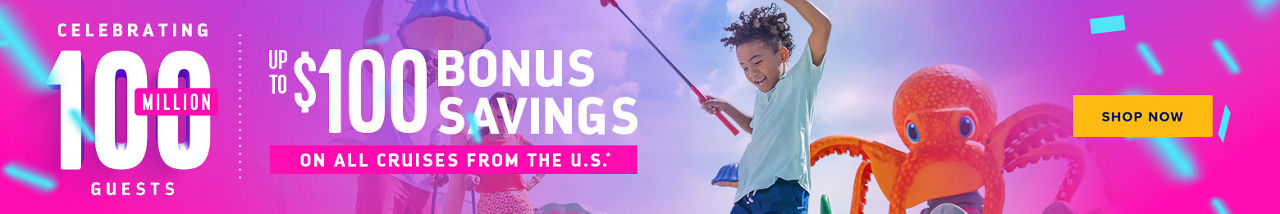 100M Guests Sailed Promo Banner