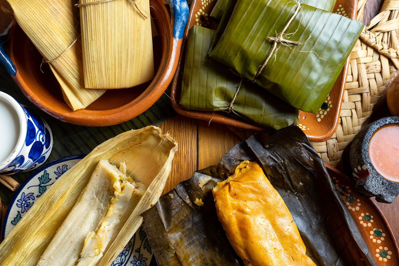 Making Tamales for a Shared Holiday Dish in Mexico
