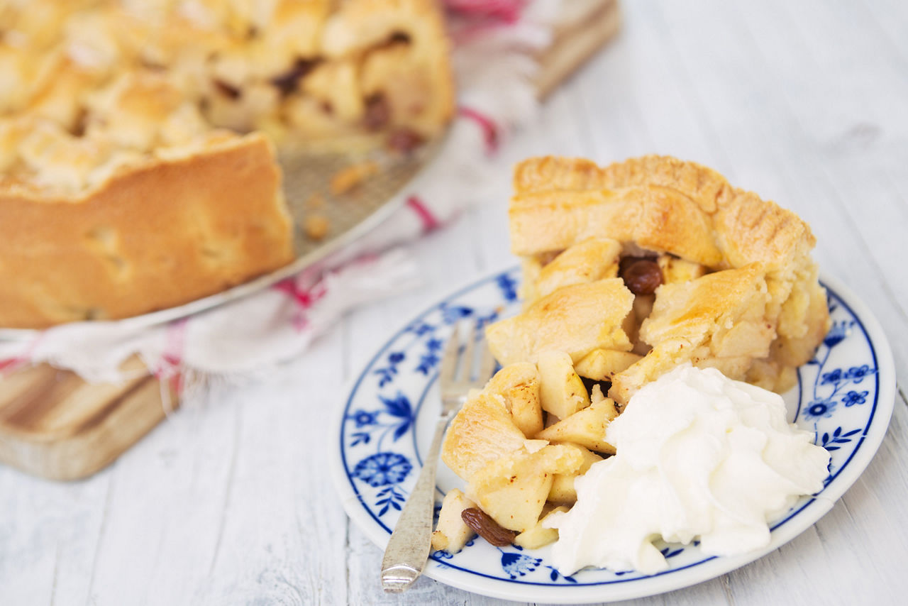 Apple pie originates back to the 1500s