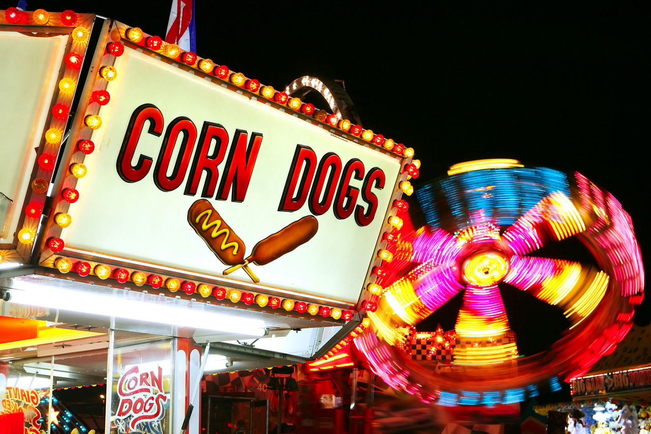 Carnival Corn Dog Sign 