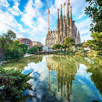 Sagrada Familia in Barcelona Spain