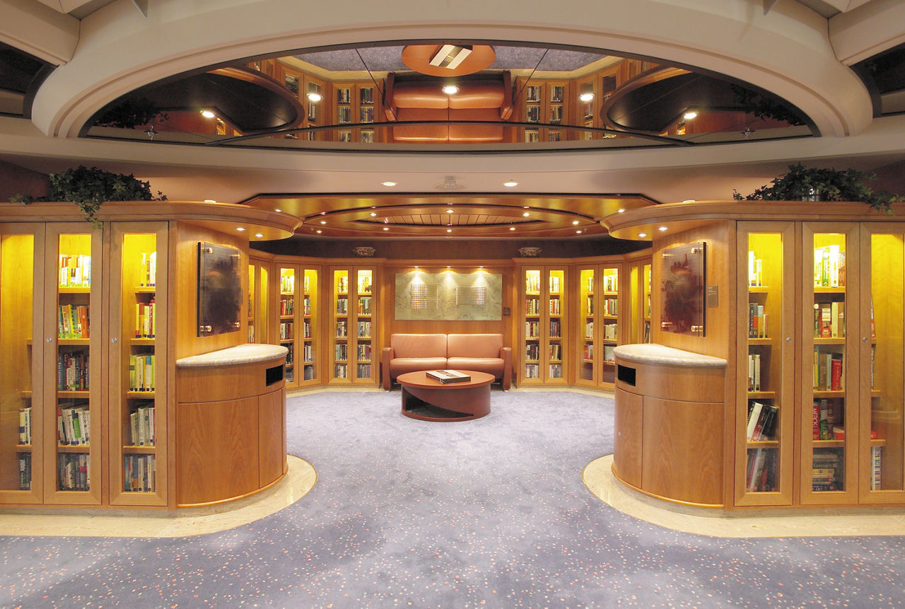 Entrance of the Library and Card Room 
