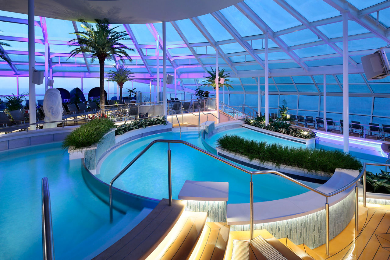 Sunset at the Solarium Pool 