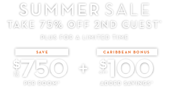 summer sale II 750 savings caribbean wfs lockup