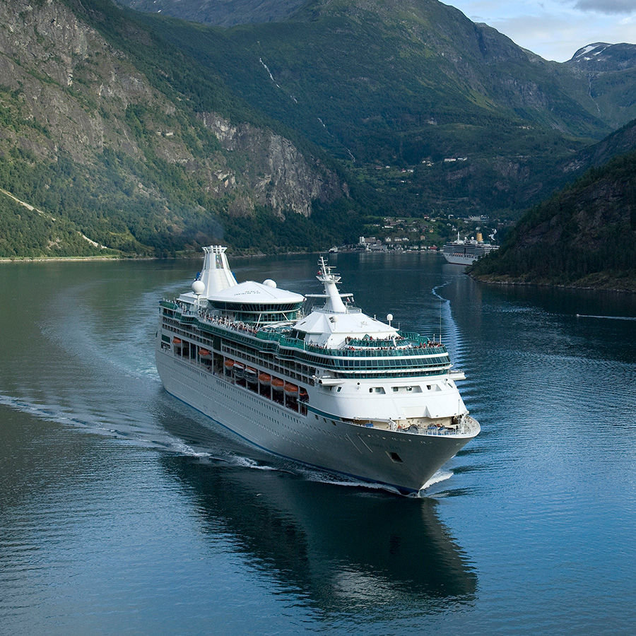 Vision of the Seas, Side View, Caribbean Cruise Destinations