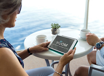 Voom Starlink Couple Streaming on Balcony Internet