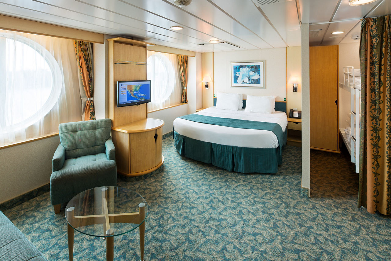 Freedom of the Seas Ocean View Living Room