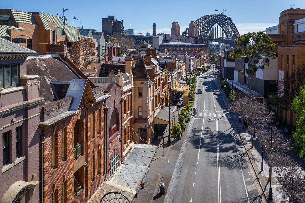 Sydney Harbour Bridge and Road 