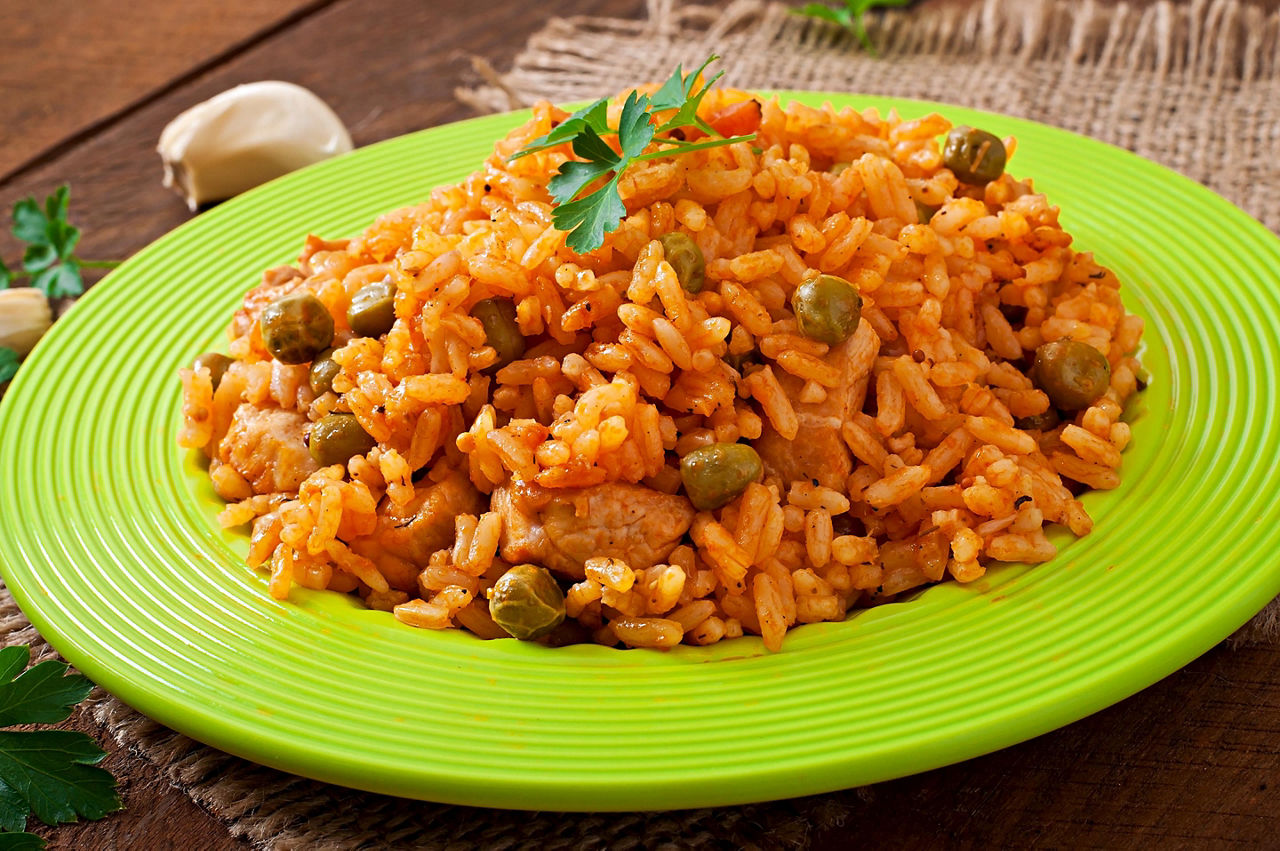 Peas and Rice in the Bahamas