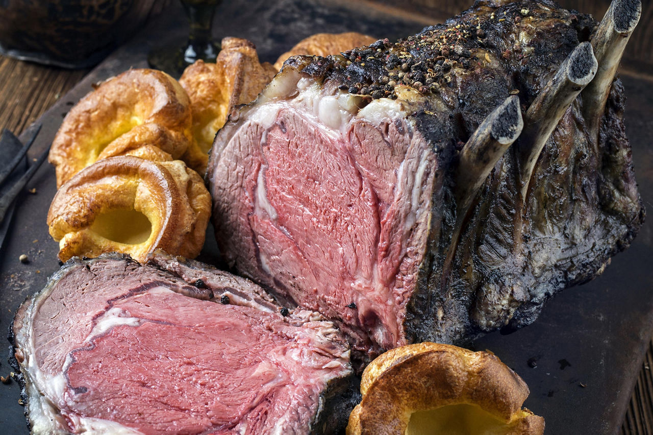 Cote de Boeuf with Yorkshire Pudding 