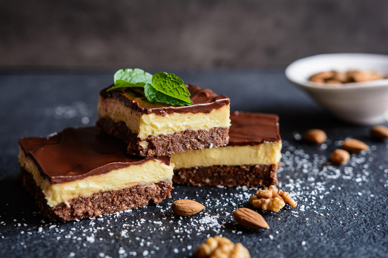 Authentic Canadian Dessert, Nanaimo Bars 