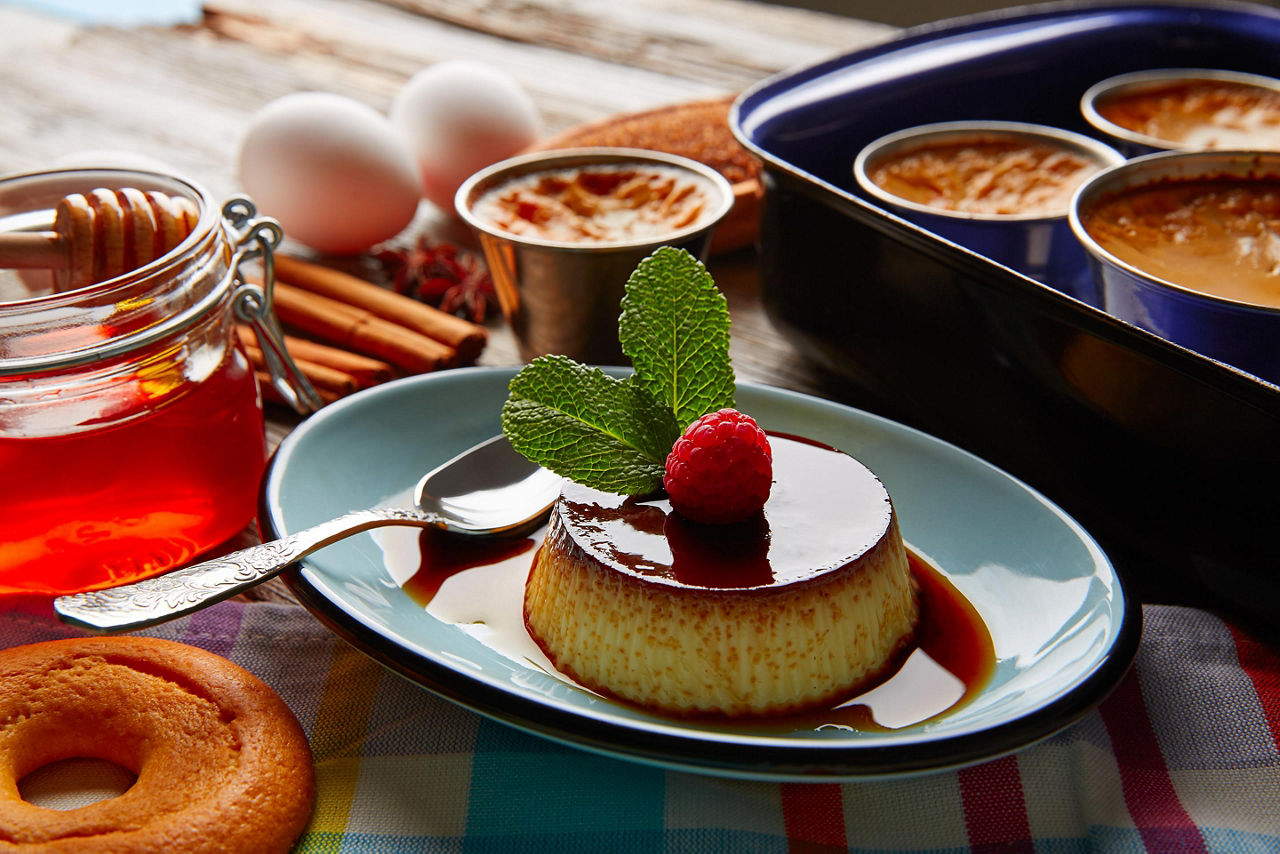 Croatian Custard Creme Caramel Flan 