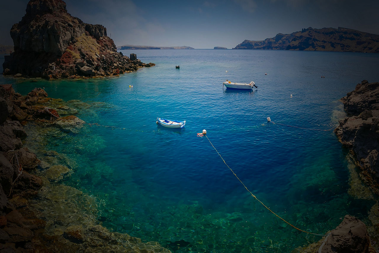 Volcanic Beach in Greece