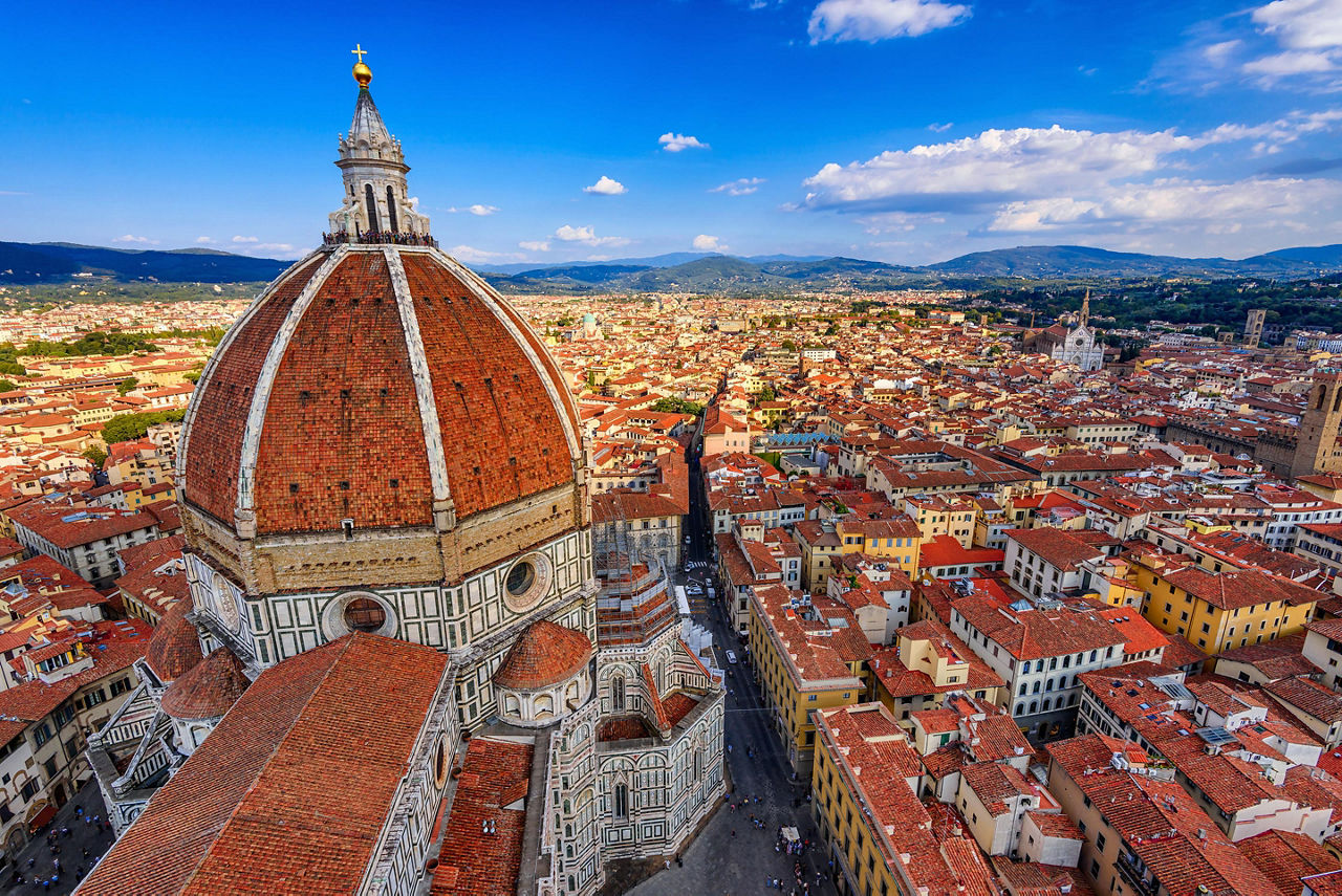 Santa Maria del Fiore Gothic Church in Florence, Italy