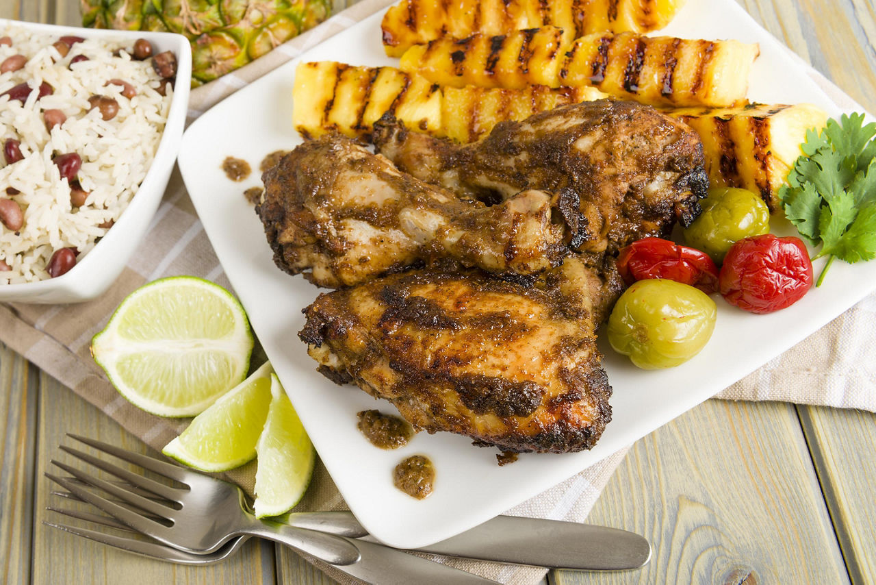 Authentic Jerk Chicken from Jamaica 